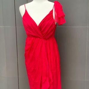 Red/Dark Pink alice + olivia Cocktail Dress